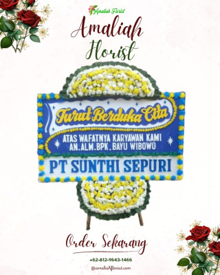 Papan Bunga Duka di Kampung Pondok